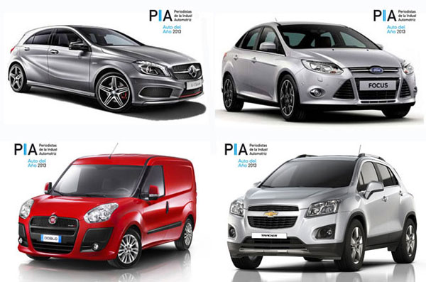 Periodistas de la Industria Automotriz (PIA) eligió los “Autos del año 2013″