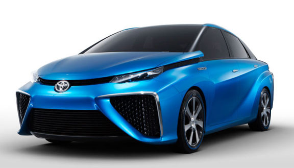 Toyota develó el FCV, un sedán de pila de combustible de hidrógeno