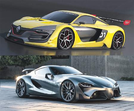 RENAULT SPORT RS 01 Y TOYOTA FT-1 Los superdeportivos