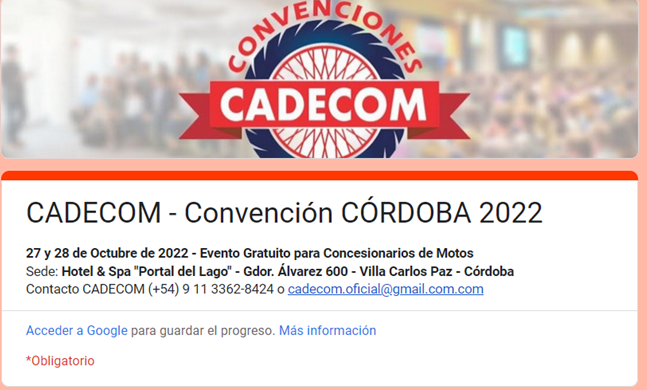 CADECOM – Convención CÓRDOBA 2022 CADECOM – Convención CÓRDOBA 2022