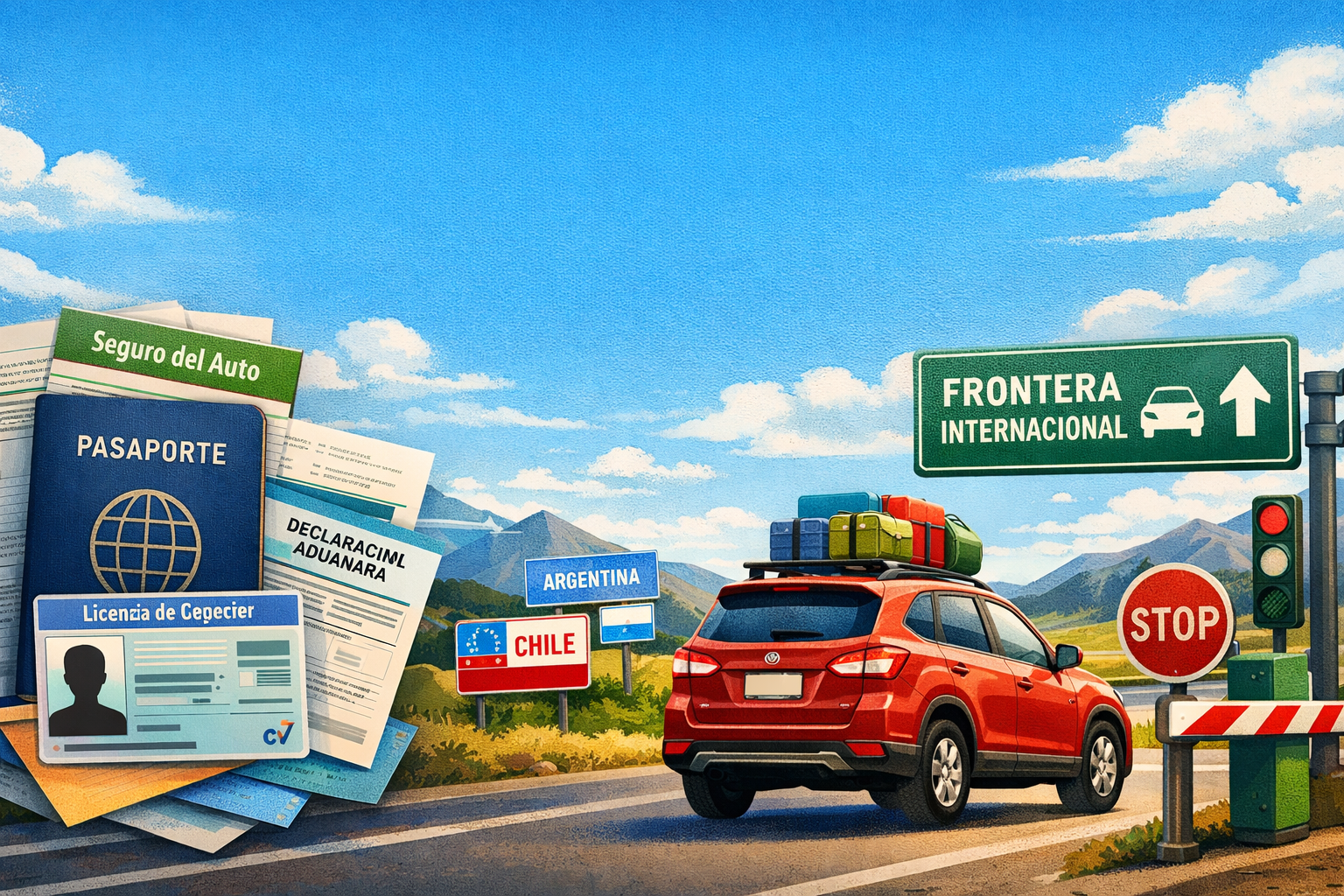 Salir del país con tu auto: Documentación y requisitos 2026